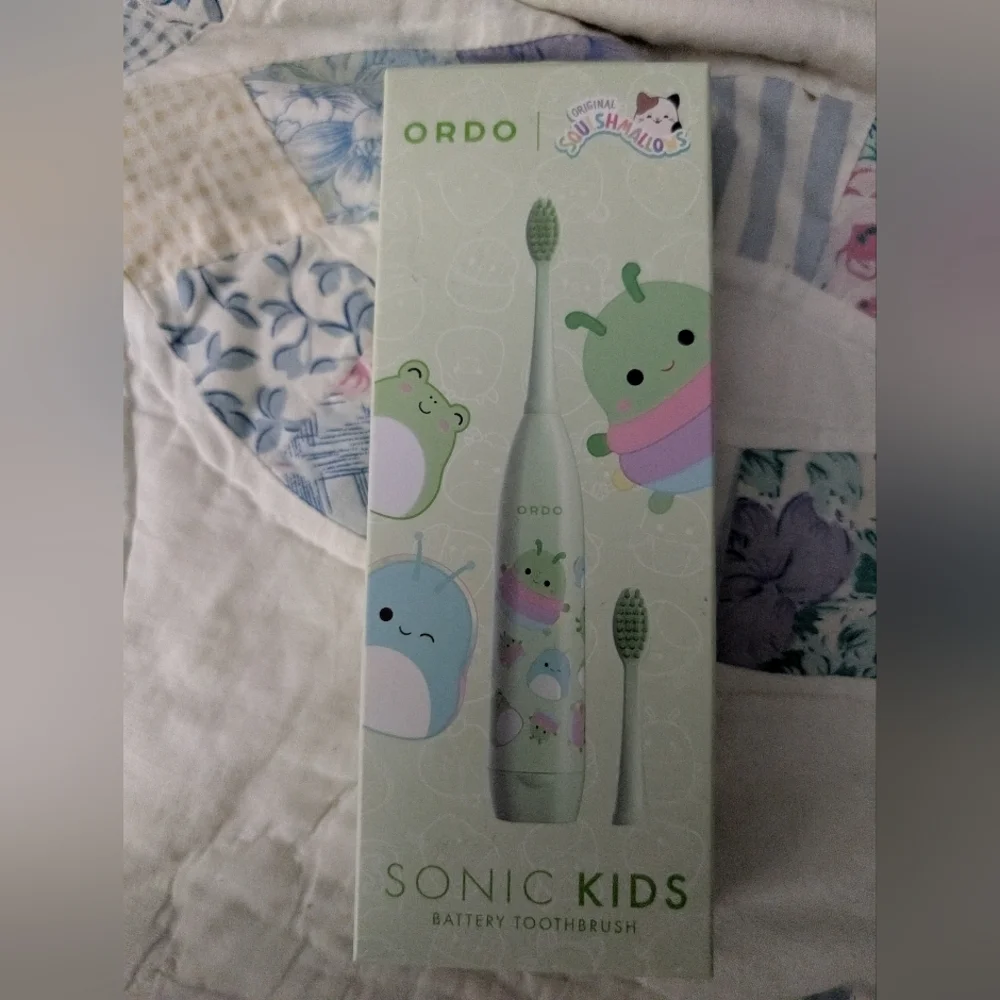 Ordo Sonic Kids Squishmallows Electric Toothbrush NEW